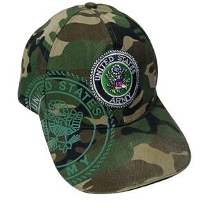 US Army Camouflage Baseball Cap Military‎ Embroidered Patch Hat